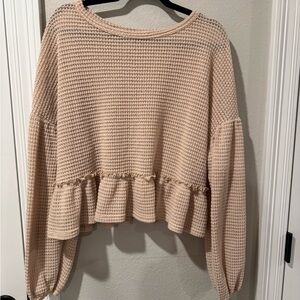 Women's Tan Sweater